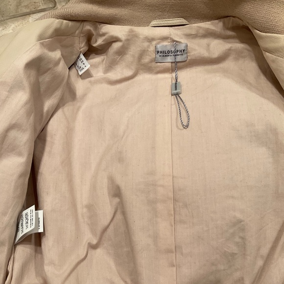 PHILOSOPHY DI ALBERTA FERRETTI LEATHER JACKET 40 - Picture 7 of 8